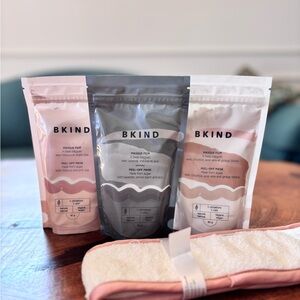 BKIND Trio Peel-Off Face Mask Set